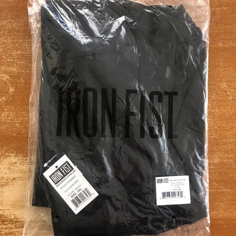 New with Tags IRON FIST Skullz Club Mini Dress in Black Plus Size 2X - Picture 7 of 10